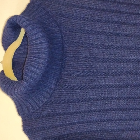 a.n.a. Woman's Blue Sapphire Scoop Neck Sweater, Size: M-L, NWT - Picture 3 of 8
